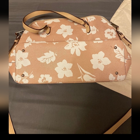 Lauren Ralph Lauren Floral Beige Handbag - Picture 2 of 4